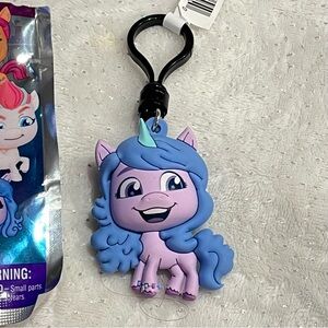 My Little Pony Izzy Moonbow Clip on Keychain Blind Bag Opened MLP Monogram